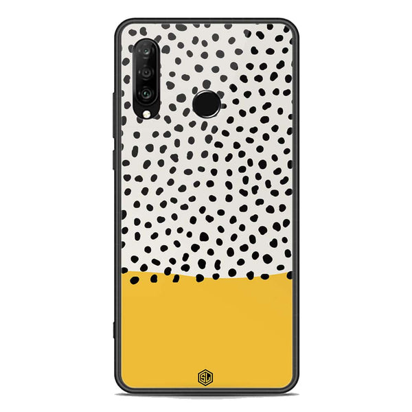 Polka Dots Series Soft Phone Case - Premium Glass Case - Huawei P30 lite