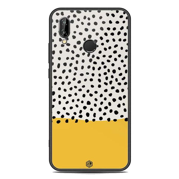 Polka Dots Series Soft Phone Case - Premium Glass Case - Huawei P20 Lite