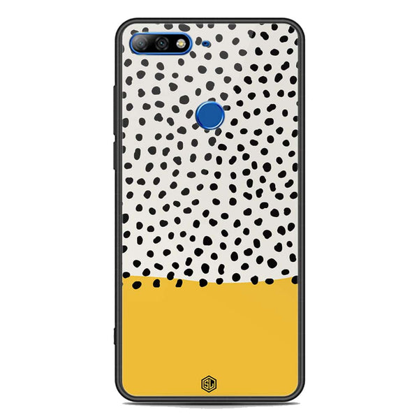 Polka Dots Series Soft Phone Case - Premium Glass Case - Huawei Honor 7C