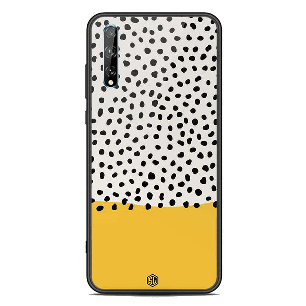 Polka Dots Series Soft Phone Case - Acrylic Glass Case - Huawei Y8p