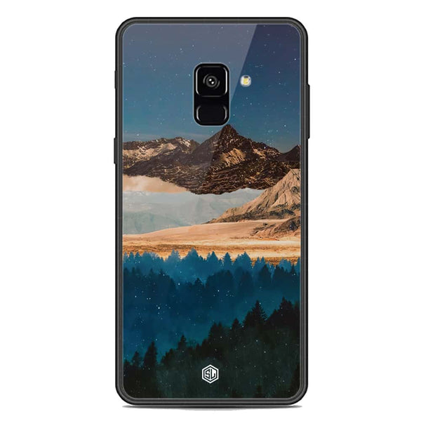 Mountains Wanderlust Series Soft Phone Case - Premium Glass Case - Samsung Galaxy A8 2018
