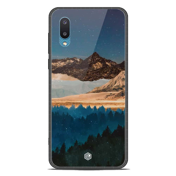 Mountains Wanderlust Series Soft Phone Case - Premium Glass Case - Samsung Galaxy A02