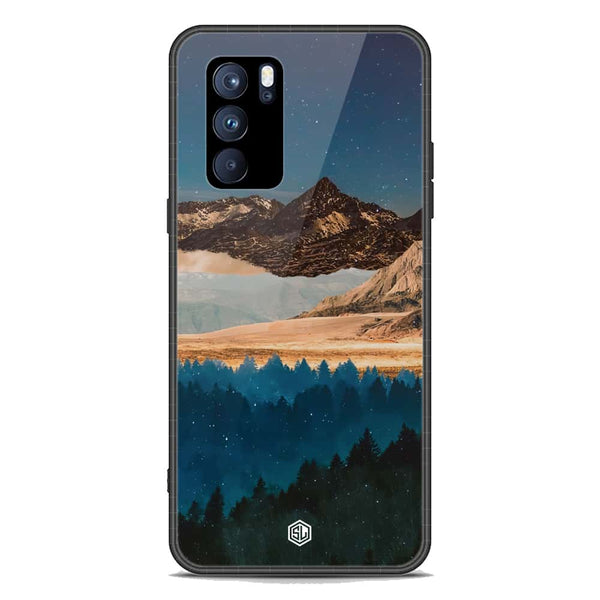 Mountains Wanderlust Series Soft Phone Case - Premium Glass Case - Oppo Reno 6 Pro 5G