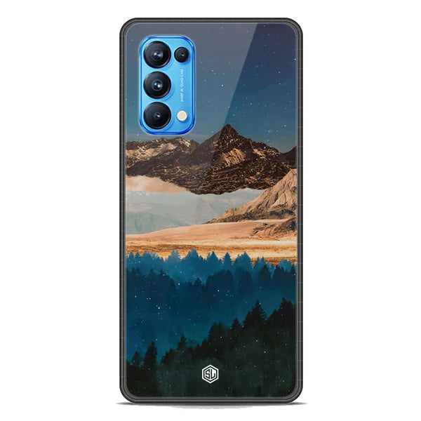 Mountains Wanderlust Series Soft Phone Case - Premium Glass Case - Oppo Reno 5 Pro 5G