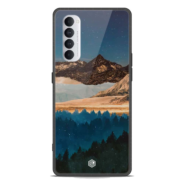 Mountains Wanderlust Series Soft Phone Case - Premium Glass Case - Oppo Reno 4 Pro 5G