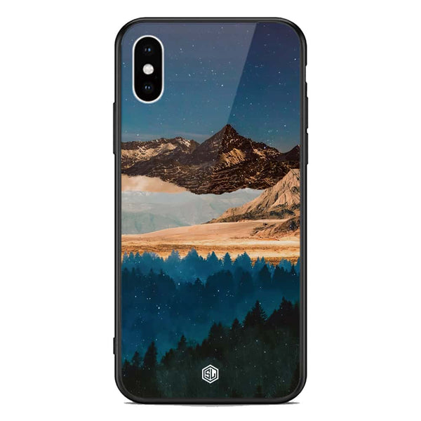 Mountains Wanderlust Series Soft Phone Case - Premium Glass Case - iPhone XS Max