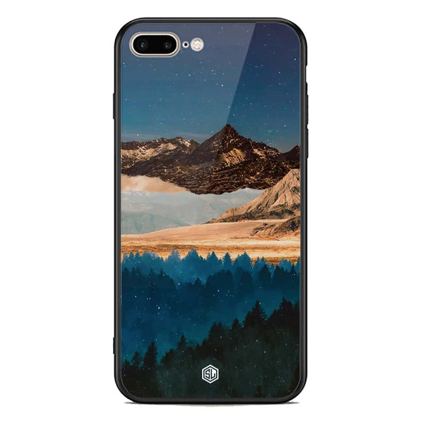 Mountains Wanderlust Series Soft Phone Case - Premium Glass Case - iPhone 8 Plus / 7 Plus