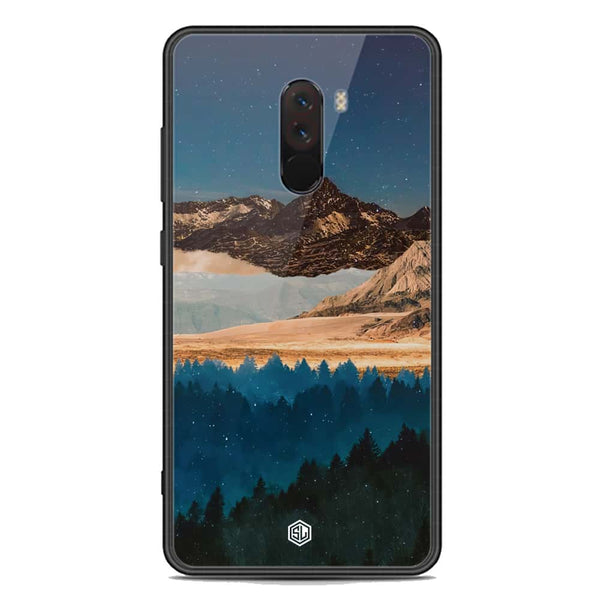 Mountains Wanderlust Series Soft Phone Case - Premium Glass Case - Xiaomi Pocophone F1