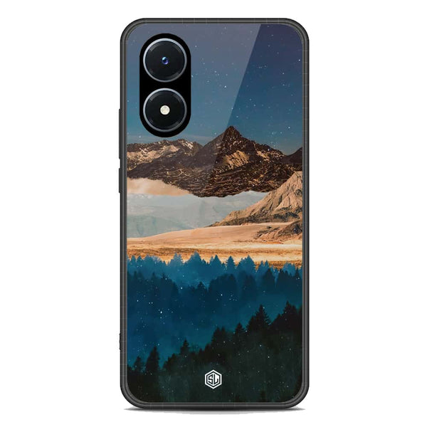 Mountains Wanderlust Series Soft Phone Case - Premium Glass Case - Vivo Y02s