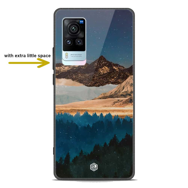Mountains Wanderlust Series Soft Phone Case - Premium Glass Case - Vivo X60