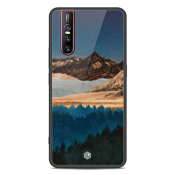 Mountains Wanderlust Series Soft Phone Case - Premium Glass Case - Vivo V15 Pro