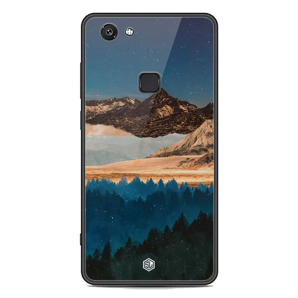 Mountains Wanderlust Series Soft Phone Case - Premium Glass Case - Vivo V7