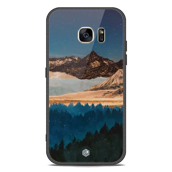 Mountains Wanderlust Series Soft Phone Case - Premium Glass Case - Samsung Galaxy S7