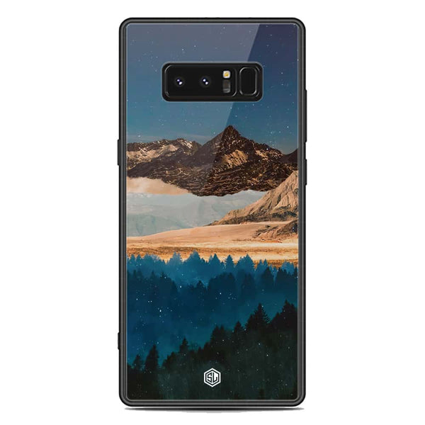 Mountains Wanderlust Series Soft Phone Case - Premium Glass Case - Samsung Galaxy Note 8