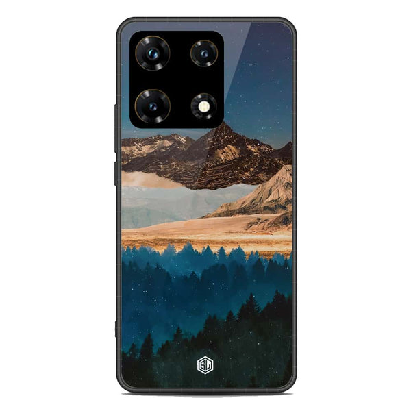 Mountains Wanderlust Series Soft Phone Case - Metal Case - Infinix Note 30 Pro