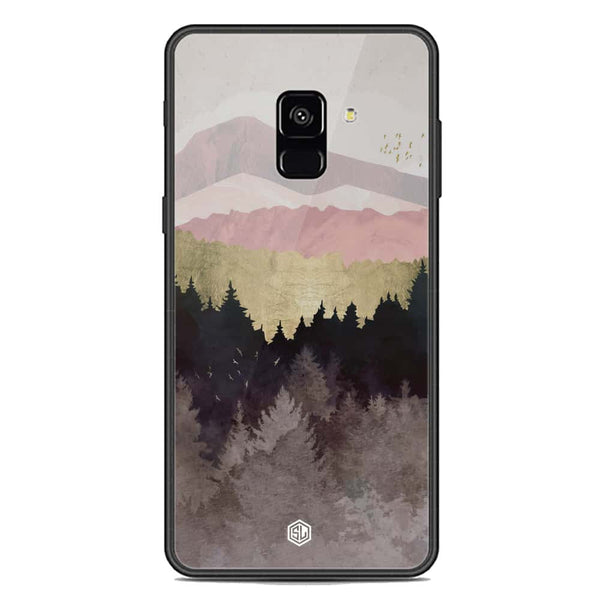 Mountains Wanderlust Series Soft Phone Case - Premium Glass Case - Samsung Galaxy A8 2018