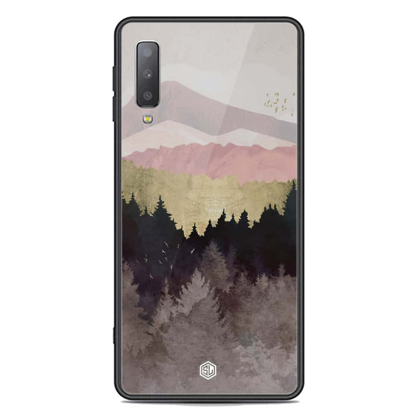Mountains Wanderlust Series Soft Phone Case - Premium Glass Case - Samsung Galaxy A7 2018