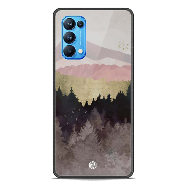 Mountains Wanderlust Series Soft Phone Case - Premium Glass Case - Oppo Reno 5 Pro 5G