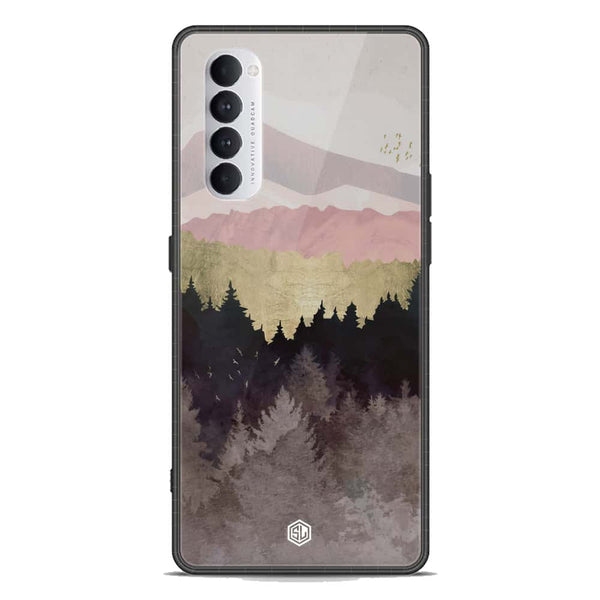 Mountains Wanderlust Series Soft Phone Case - Premium Glass Case - Oppo Reno 4 Pro 5G