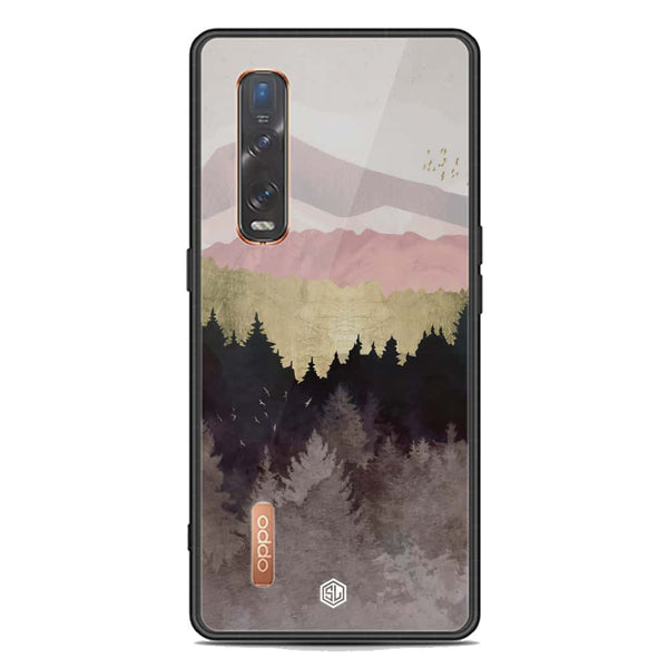 Mountains Wanderlust Series Soft Phone Case - Premium Glass Case - Oppo Find X2 Pro