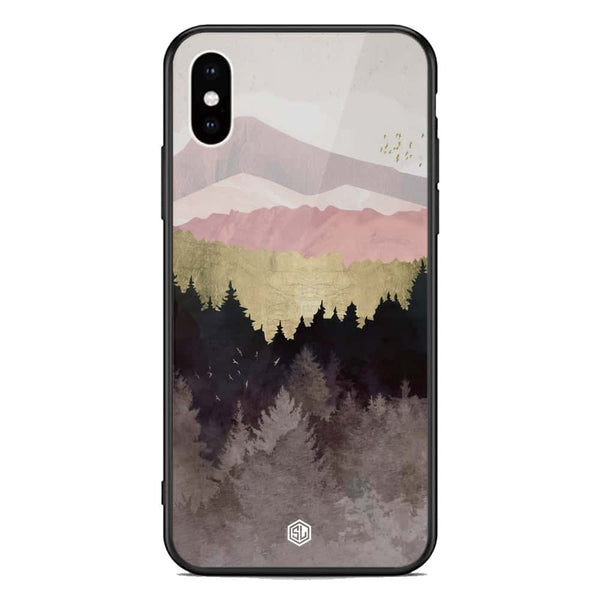 Mountains Wanderlust Series Soft Phone Case - Premium Glass Case - iPhone XS Max