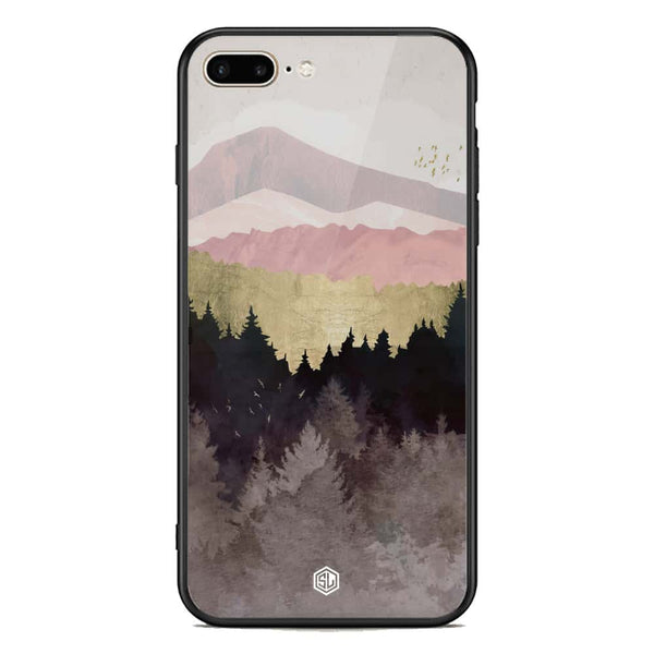 Mountains Wanderlust Series Soft Phone Case - Premium Glass Case - iPhone 8 Plus / 7 Plus