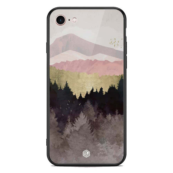 Mountains Wanderlust Series Soft Phone Case - Premium Glass Case - iPhone 8 / 7