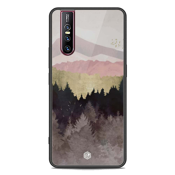 Mountains Wanderlust Series Soft Phone Case - Premium Glass Case - Vivo V15 Pro