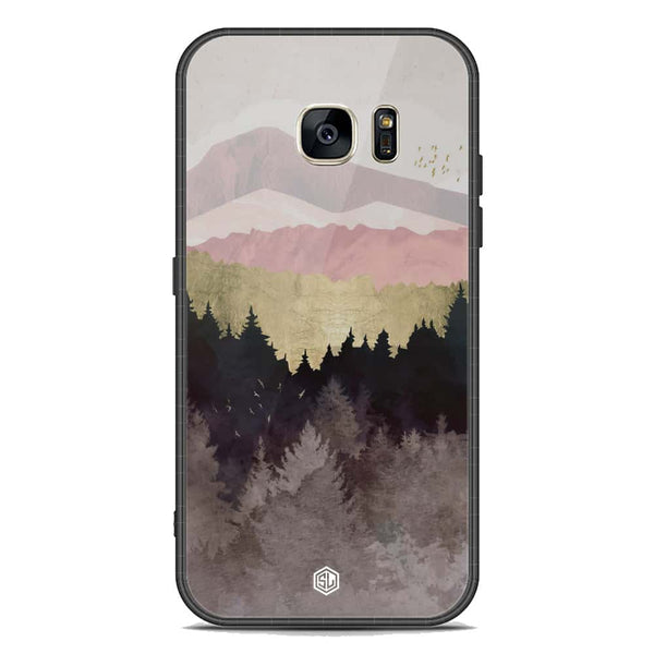 Mountains Wanderlust Series Soft Phone Case - Premium Glass Case - Samsung Galaxy S7