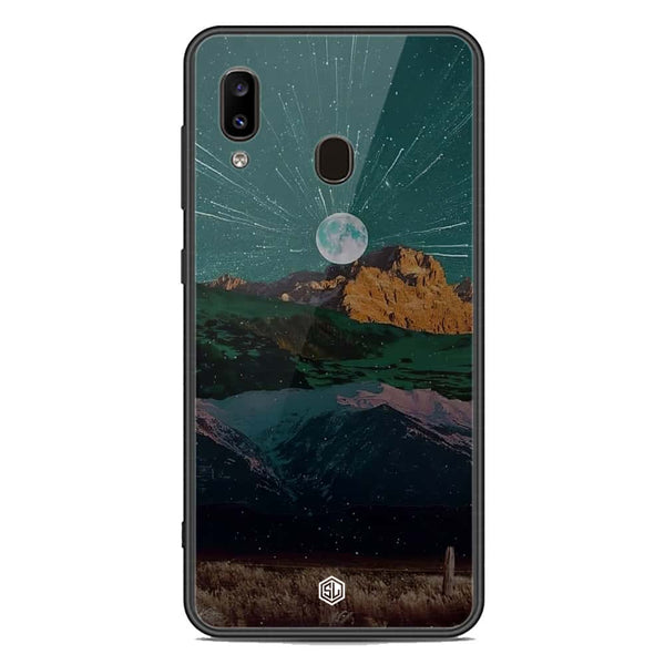 Mountains Wanderlust Series Soft Phone Case - Premium Glass Case - Samsung Galaxy A20