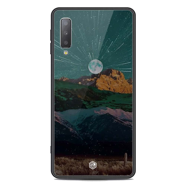 Mountains Wanderlust Series Soft Phone Case - Premium Glass Case - Samsung Galaxy A7 2018