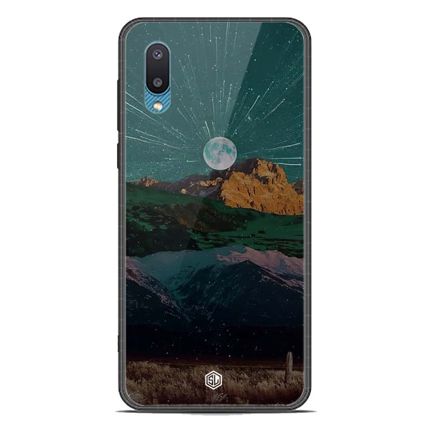 Mountains Wanderlust Series Soft Phone Case - Premium Glass Case - Samsung Galaxy A02