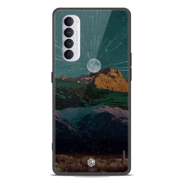 Mountains Wanderlust Series Soft Phone Case - Premium Glass Case - Oppo Reno 4 Pro 5G