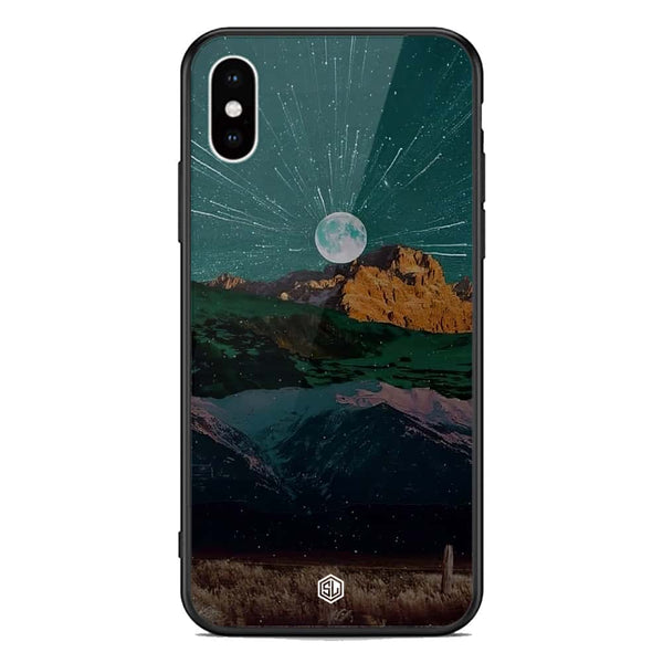 Mountains Wanderlust Series Soft Phone Case - Premium Glass Case - iPhone XS Max