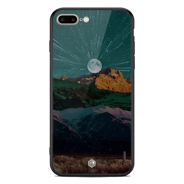 Mountains Wanderlust Series Soft Phone Case - Premium Glass Case - iPhone 8 Plus / 7 Plus
