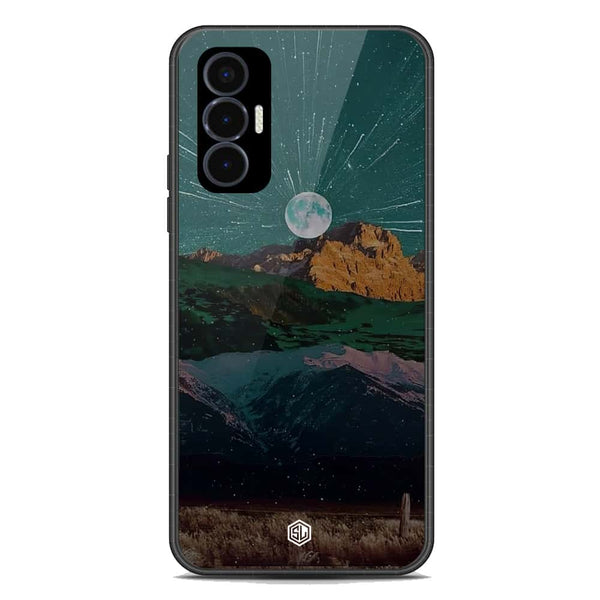 Mountains Wanderlust Series Soft Phone Case - Premium Glass Case - Tecno Pova 3