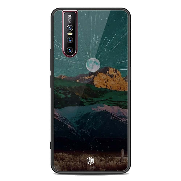 Mountains Wanderlust Series Soft Phone Case - Premium Glass Case - Vivo V15 Pro