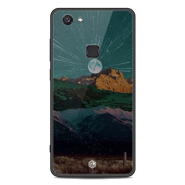 Mountains Wanderlust Series Soft Phone Case - Premium Glass Case - Vivo V7