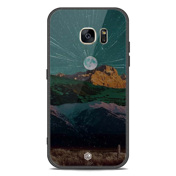 Mountains Wanderlust Series Soft Phone Case - Premium Glass Case - Samsung Galaxy S7