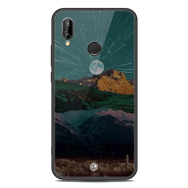 Mountains Wanderlust Series Soft Phone Case - Premium Glass Case - Huawei P20 Lite