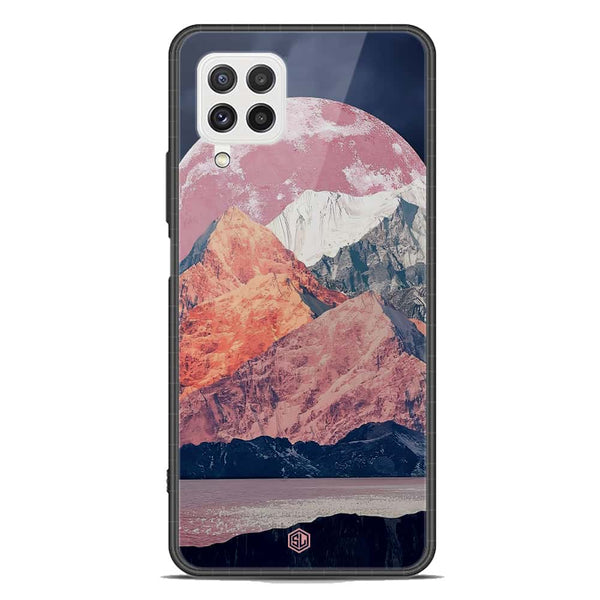 Mountains Wanderlust Series Soft Phone Case - Premium Glass Case - Design 5 - Samsung Galaxy A22 4G