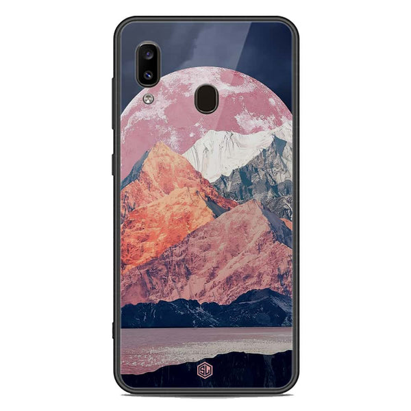 Mountains Wanderlust Series Soft Phone Case - Premium Glass Case - Design 5 - Samsung Galaxy A20