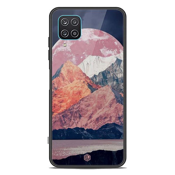 Mountains Wanderlust Series Soft Phone Case - Premium Glass Case - Design 5 - Samsung Galaxy A12 Nacho