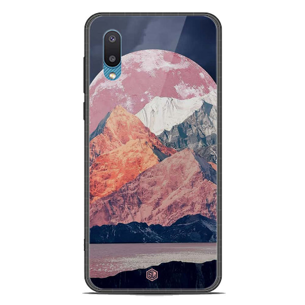 Mountains Wanderlust Series Soft Phone Case - Premium Glass Case - Design 5 - Samsung Galaxy A02