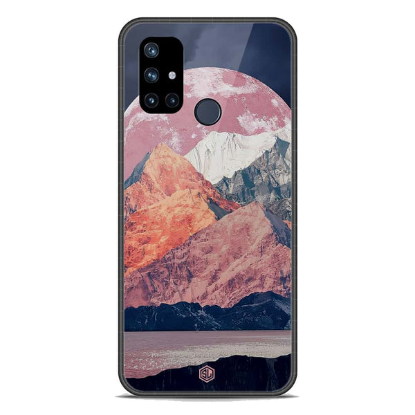Mountains Wanderlust Series Soft Phone Case - Premium Glass Case - Design 5 - OnePlus Nord N10 5G