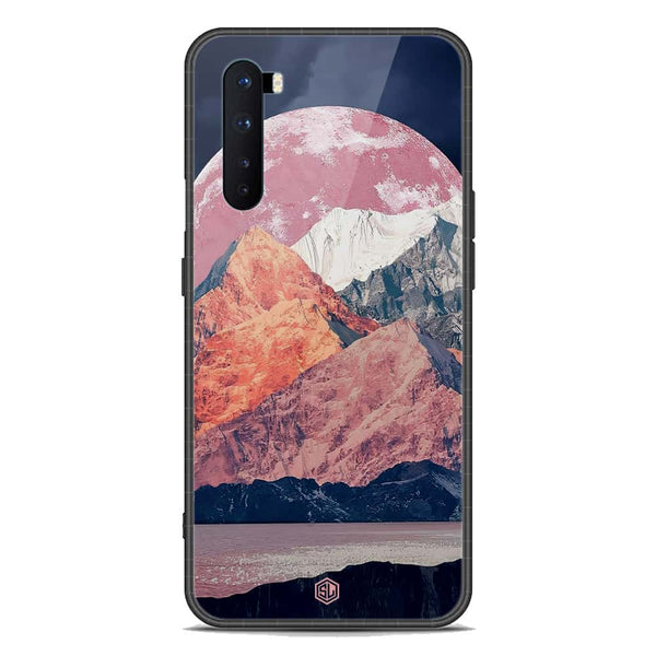Mountains Wanderlust Series Soft Phone Case - Premium Glass Case - Design 5 - OnePlus Nord