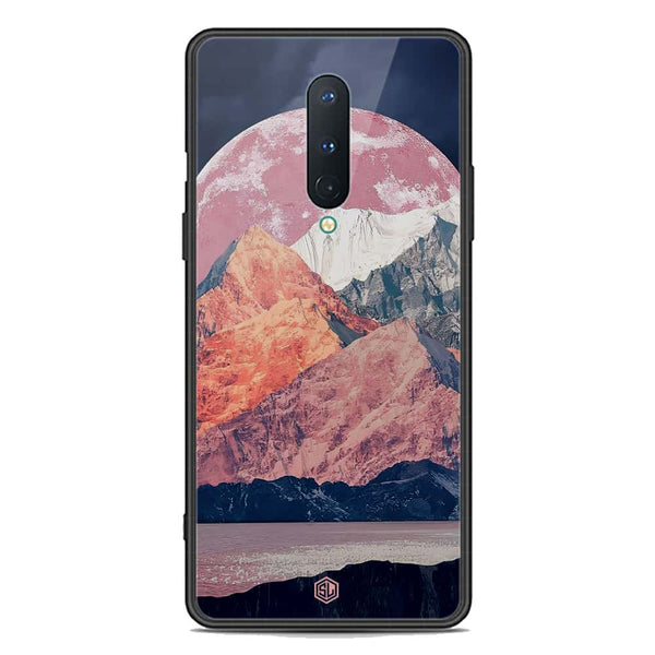 Mountains Wanderlust Series Soft Phone Case - Premium Glass Case - Design 5 - OnePlus 8 4G