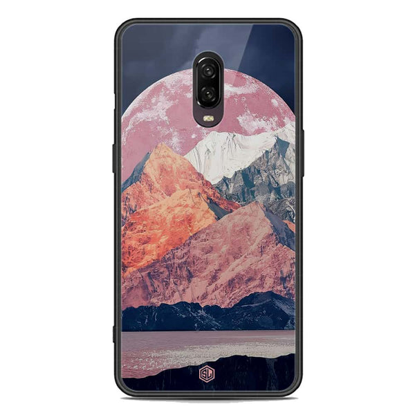 Mountains Wanderlust Series Soft Phone Case - Premium Glass Case - Design 5 - OnePlus 6T