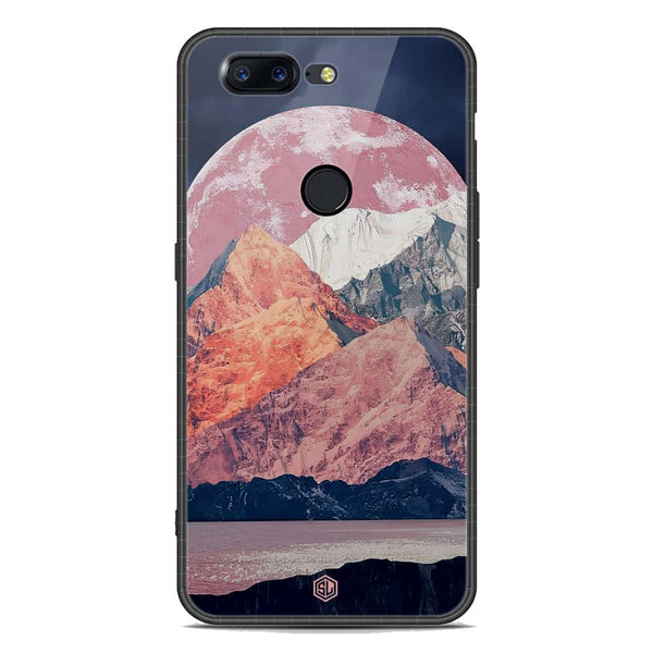 Mountains Wanderlust Series Soft Phone Case - Premium Glass Case - Design 5 - OnePlus 5T