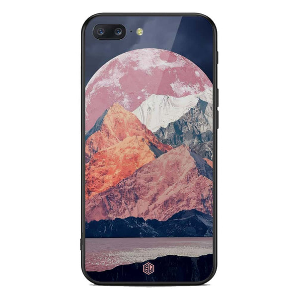 Mountains Wanderlust Series Soft Phone Case - Premium Glass Case - Design 5 - OnePlus 5